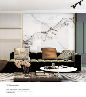 Ποιότητα 5mm PVC Marble Wall Panel Waterproof Fireproof European Design εργοστάσιο