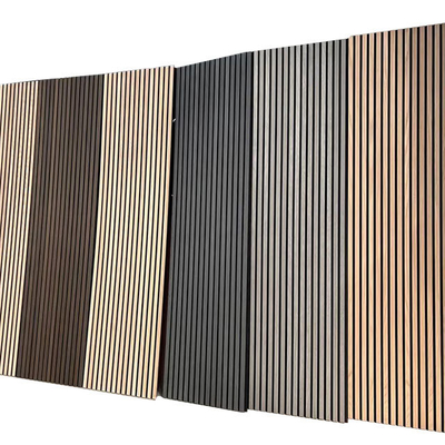 Qualidade Modern Wood Veneer Acoustic Panels for Sound Insulation fábrica