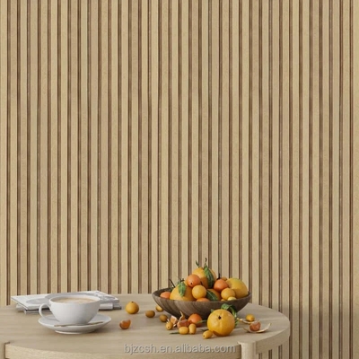 Kwaliteit Custom Acoustic Slat Wall Panels for Home Office Soundproofing fabriek