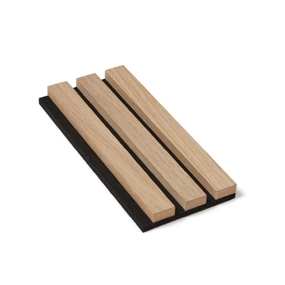 Qualidade Modern Acoustic Slat Panel Soundproof Wall Panel MDF Eco-Friendly fábrica