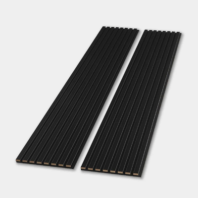 Qualidade Lightweight MDF Wood Slat Acoustic Panels Soundproof Wall Decor fábrica
