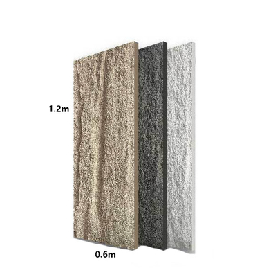Qualité PU Stone Mushroom Wall Panel Lightweight Fireproof Interior Cladding usine