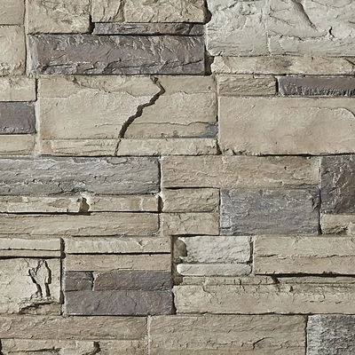 Qualität PU Stone 3D Geometric Wall Panels Waterproof Exterior Decoration Fabrik