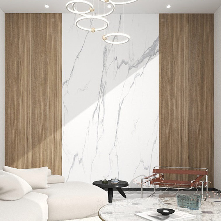 Modern PVC Mural Wallpaper - Waterproof Fireproof Wall Panel
