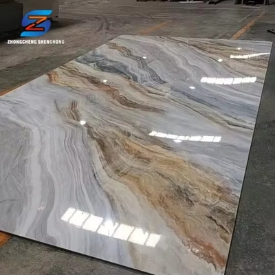 Качество PVC Marble Wall Panel Waterproof Moistureproof ECO-Friendly Фабрика
