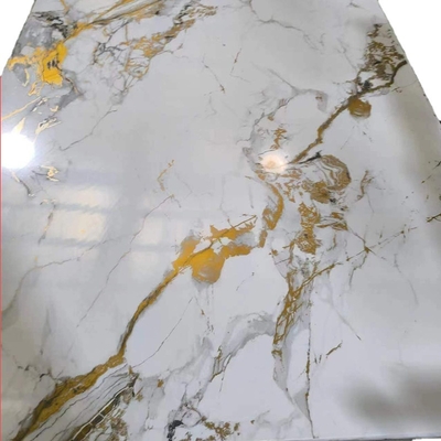 Calidad Modern PVC Marble Wall Panel Waterproof Fireproof Soundproof fábrica
