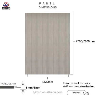 Quality Custom Color PVC Wall Panel Waterproof Eco-Friendly Modern Design factory