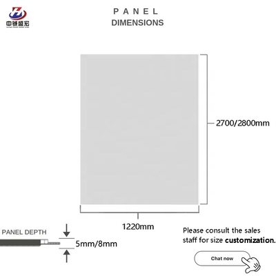 품질 5mm PVC Marble Wall Panel Waterproof Moistureproof Fireproof 공장