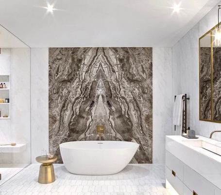 Ποιότητα PVC Marble Wall Panel Waterproof Moistureproof Modern Design εργοστάσιο