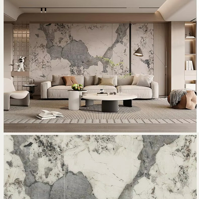 Качество Modern PVC Marble Wall Panel Waterproof Moistureproof Fireproof B1 Фабрика
