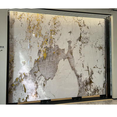 Качество Waterproof PVC Marble Wall Panel Modern White Black Botanical Фабрика