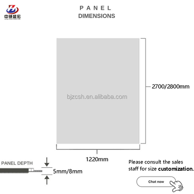 Calidad Modern PVC Wall Panel Waterproof Eco-Friendly Interior Decoration fábrica