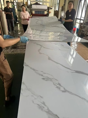 Kwaliteit Modern PVC Marble Wall Panel Waterproof ECO-Friendly Interior Decoration fabriek