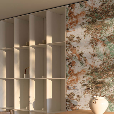 Calidad Customizable UV Marble Sheet Wall Panel Waterproof Fireproof fábrica