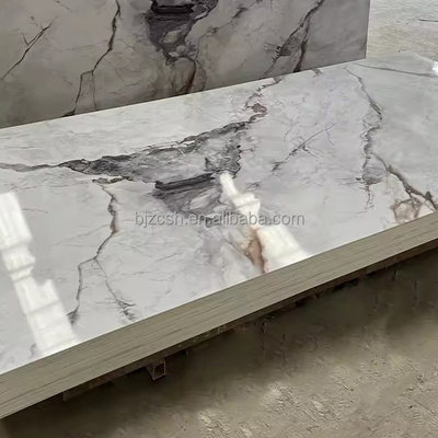 Calidad Modern PVC UV Marble Sheet for Indoor Outdoor Wall Decoration fábrica