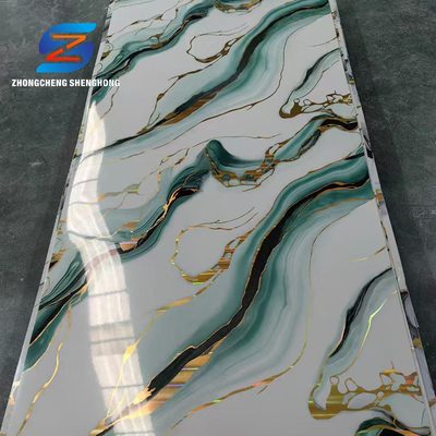 Качество UV PVC Marble Sheet Waterproof Modern Wall Panel for Interior Decoration Фабрика