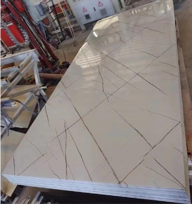 Modern PVC Floral UV Marble Sheet Waterproof Wall Panel
