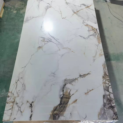 Качество Customizable PVC UV Marble Sheet Waterproof Fireproof Wall Panel Фабрика