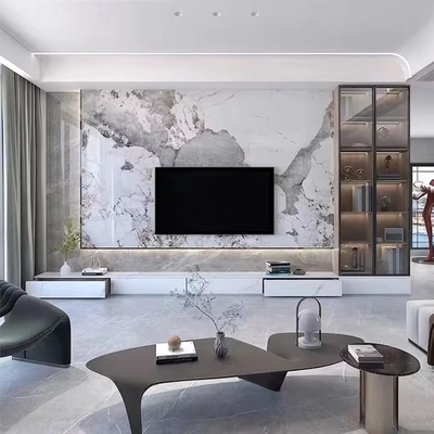 Качество Customizable PVC UV Marble Sheet Waterproof Fireproof Wall Panel Фабрика
