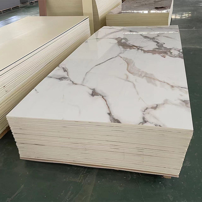 Качество Modern PVC UV Marble Sheet Waterproof Fireproof Wall Panel Фабрика