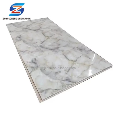 Qualité PVC Marble Grain WPC Wall Panels Waterproof Soundproof usine
