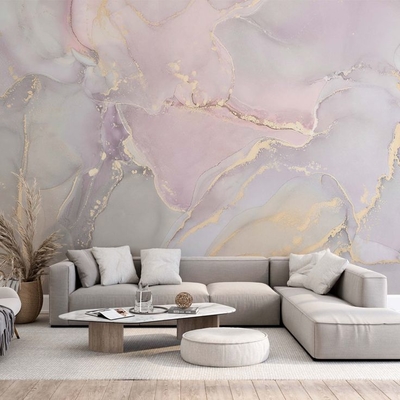 Calidad UV Marble Wall Panel Waterproof Fireproof Custom Size Indoor Decoration fábrica
