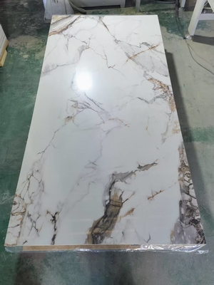 Calidad Customizable UV Marble Wall Panel Waterproof Fireproof Modern fábrica