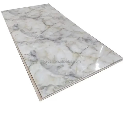 Calidad Modern PVC Marble Wall Panels Waterproof Eco-Friendly Custom Sizes fábrica