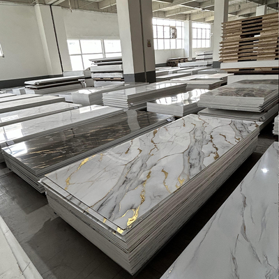 Calidad Custom UV Marble Wall Panels Waterproof Fireproof Indoor Decoration fábrica