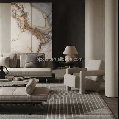 Calidad Customizable UV Marble Wall Panels Waterproof Fireproof Indoor fábrica