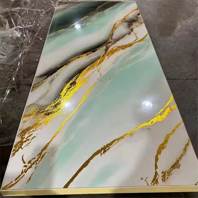 Calidad Customizable UV Marble Wall Panels Waterproof Fireproof Indoor fábrica