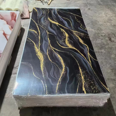 品質 Modern PVC Wall Panel Waterproof Antistatic UV Marble Sheet 工場