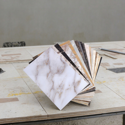Качество Waterproof PVC Wall Panel UV Marble Sheet for Indoor Decoration Фабрика