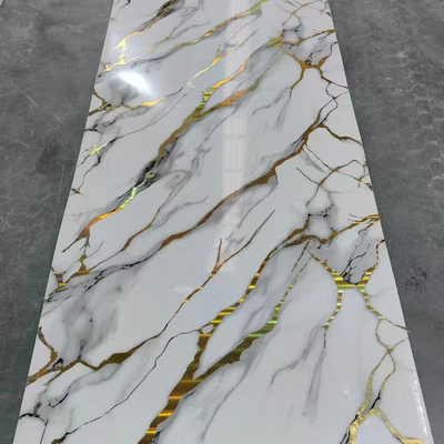 Качество Modern PVC Wall Panel UV Marble Sheet Waterproof Eco-Friendly Фабрика