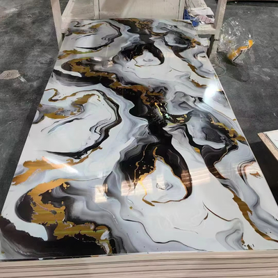 Quality Modern PVC Wall Panel Waterproof Antistatic UV Marble Sheet factory