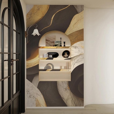 Calidad Modern PVC Wall Panel Waterproof Anti-static for Indoor Decoration fábrica