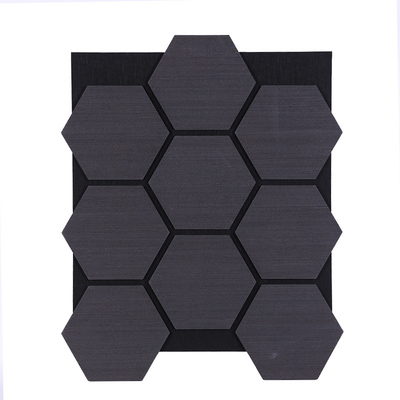 Qualità Custom Color Soundproof Acoustic Panels MDF Polyester Fiber 2400x600mm fabbrica