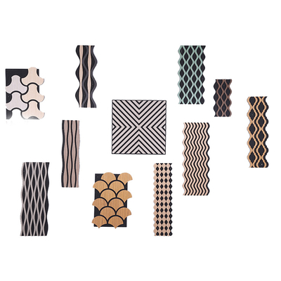 Quality Modern Hexagon Acoustic Wall Panel B1 Fireproof MDF Soundproof factory