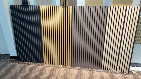 품질 Modern MDF Acoustic Wall Panels Soundproof Fireproof for Hotels 공장