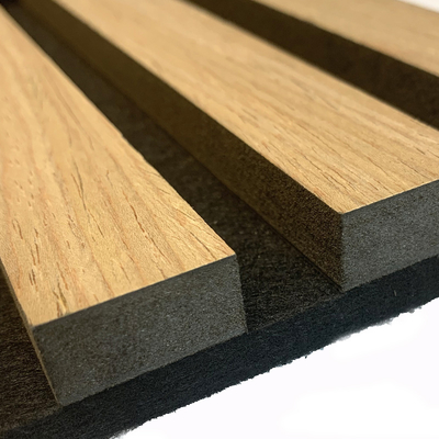 Ποιότητα Modern MDF Acoustic Wall Panels Waterproof Soundproof 2440x605mm εργοστάσιο