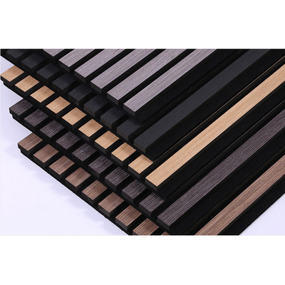 Qualidade Greenguard Certified MDF Acoustic Wall Panels for Modern Apartments fábrica
