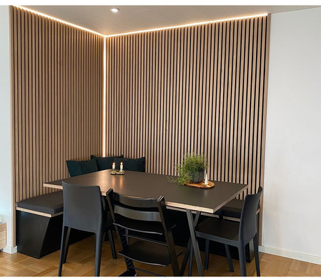 Quality Custom Wooden Acoustic Panels MDF Soundproof Wall Cladding factory