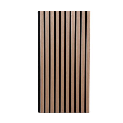 Qualidade Natural Walnut Wood Veneer Acoustic Panels for Soundproof Walls fábrica
