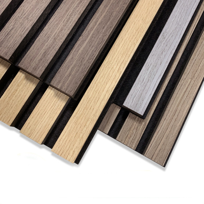 Wood Slat Acoustic Wall Panel Sound-Absorbing Modern Design