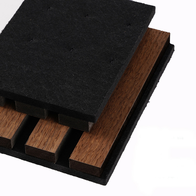 Качество Modern Acoustic Wall Panel Wood Veneer Soundproof Decorative MDF Фабрика