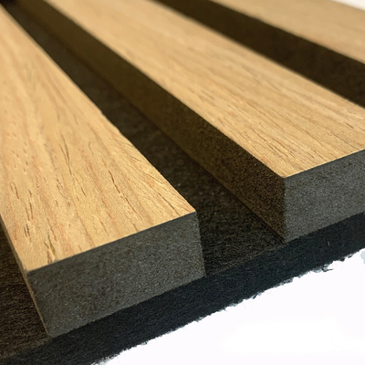 Качество Modern Acoustic Wall Panel Wood Veneer Soundproof Decorative MDF Фабрика