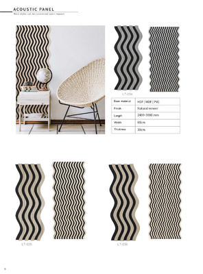 Качество MDF Acoustic Wall Panels Waterproof Fireproof Soundproof Фабрика