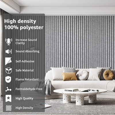 Качество Modern MDF Acoustic Wall Panels Soundproof Moisture-Proof Фабрика