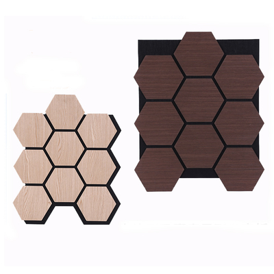 MDF Hexagon Acoustic Panels for Walls and Ceilings Soundproofing