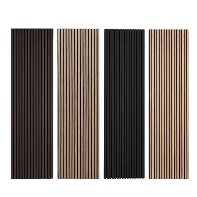 Modern Acoustic Slat Panel for Sound Absorption and Heat Insulation